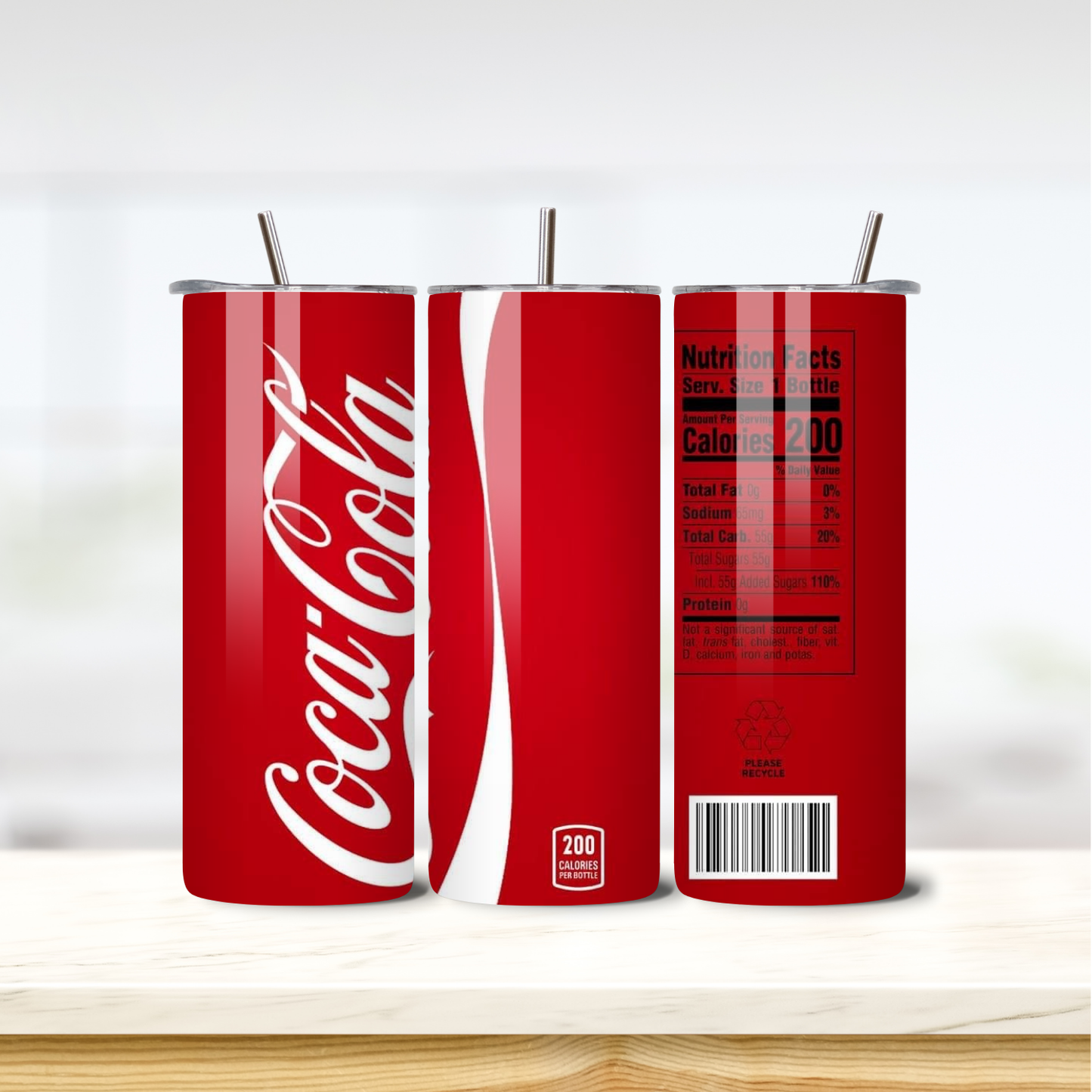 Coke Can 20oz Skinny Tumbler