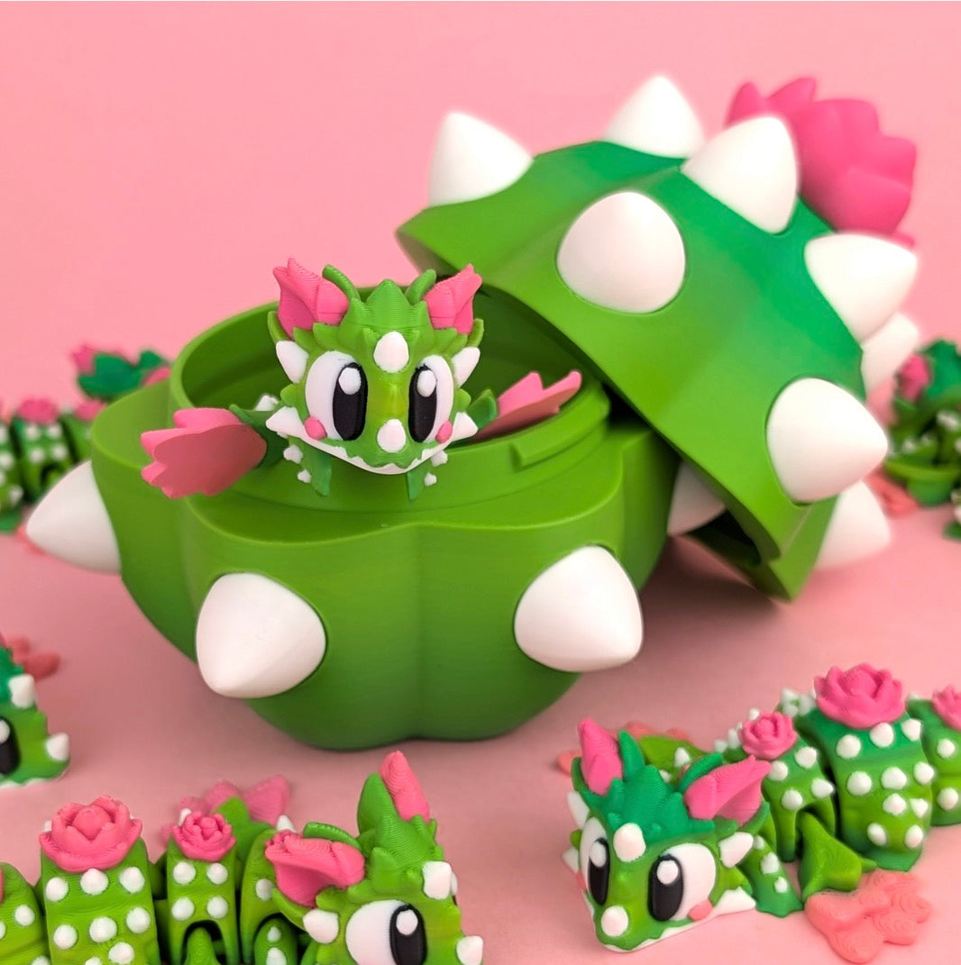 Cactus Dragon with Matching Egg
