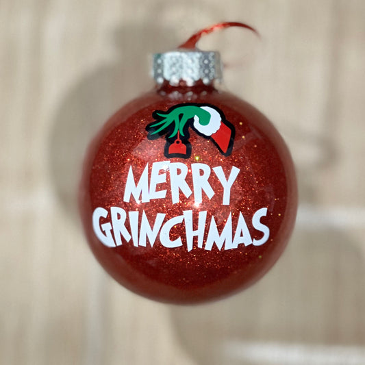 Merry Grinchmas Bauble