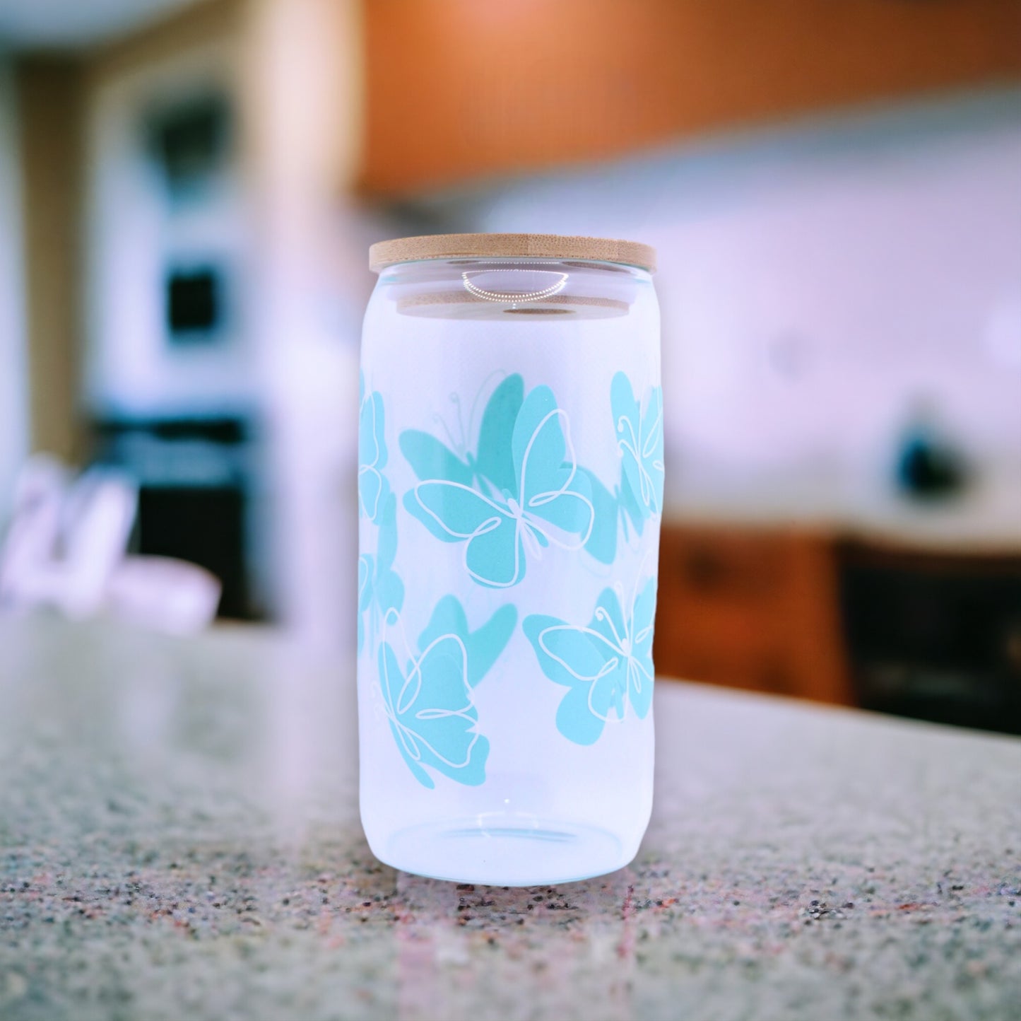 Butterfly Glass Tumbler