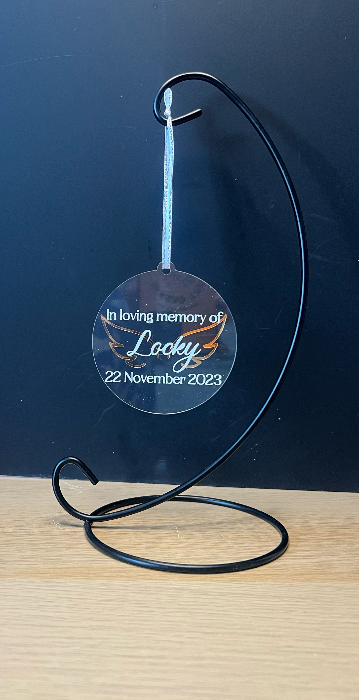 Memorial Acrylic Bauble