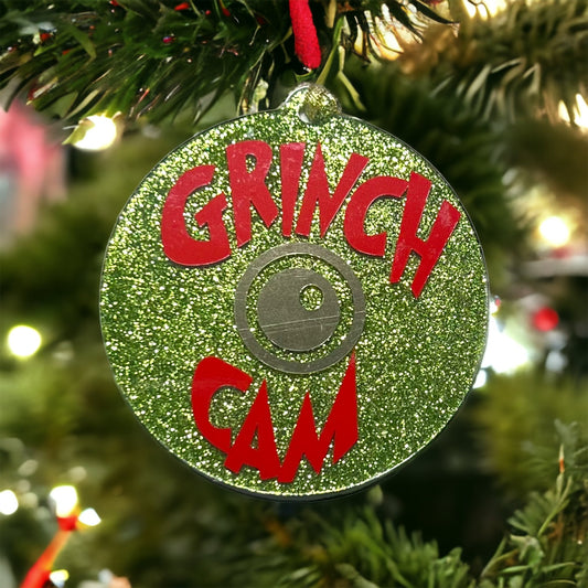 Grinch Cam Flat Bauble