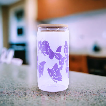 Butterfly Glass Tumbler