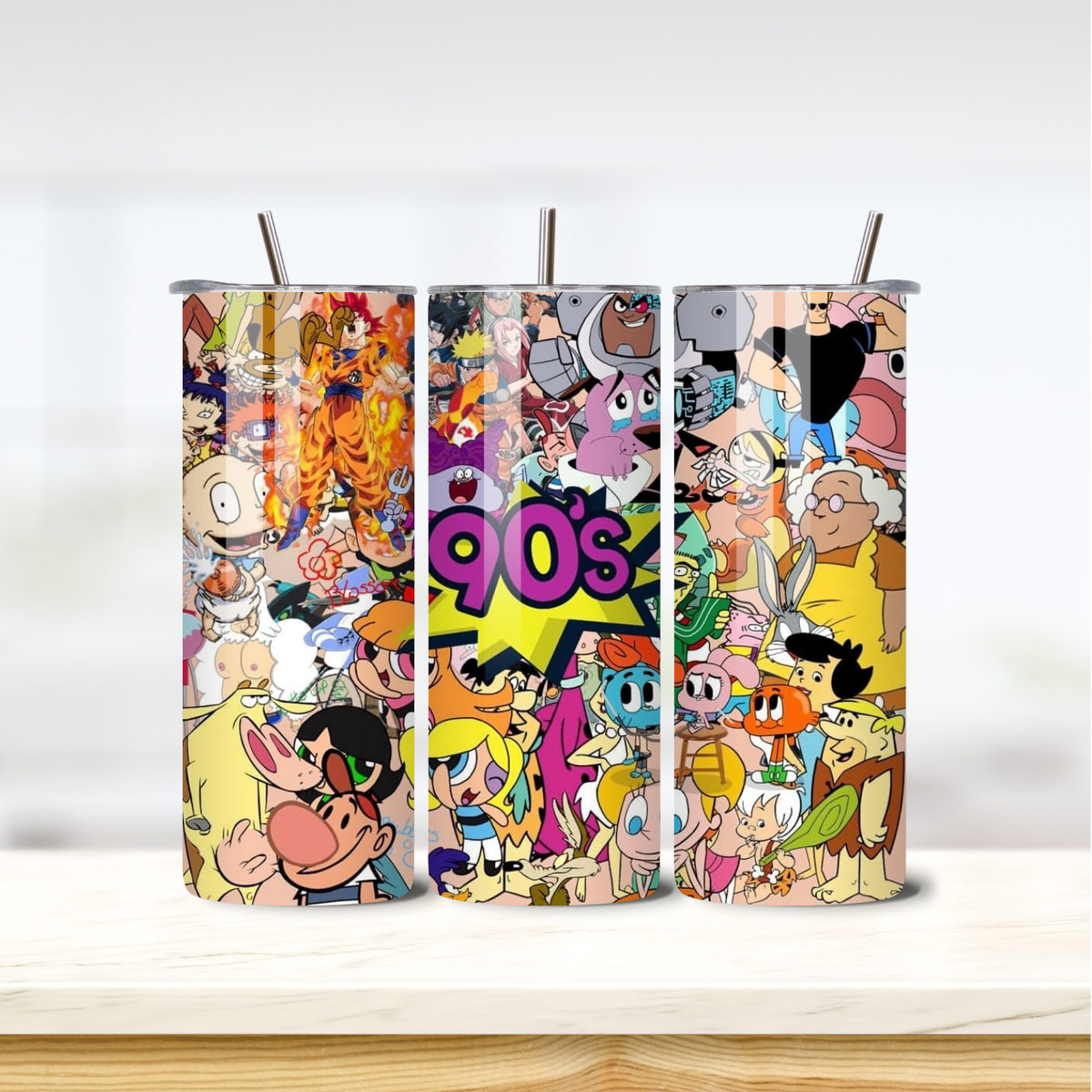90s Kid 20oz skinny insulated tumbler