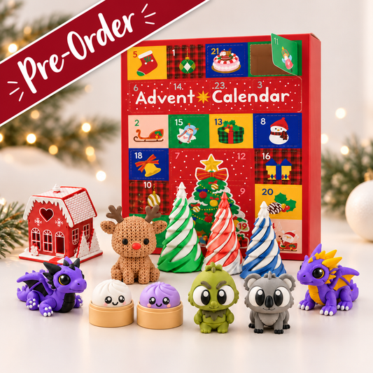 Mini Prints Advent Calendar | 24 Days of 3D Printed Surprises (Pre-Order)