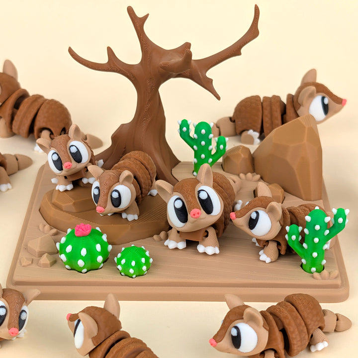 Armadillo Desert Playset