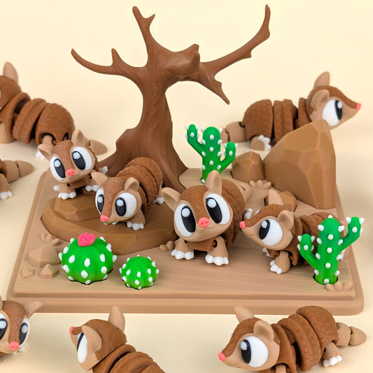 Armadillo Desert Playset