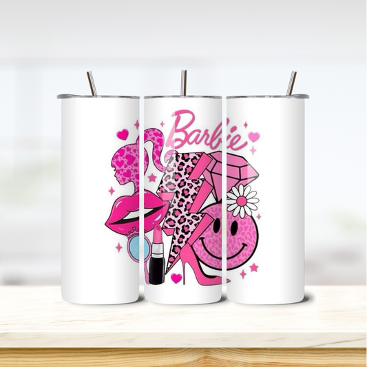 Barbie 20oz skinny insulated tumbler
