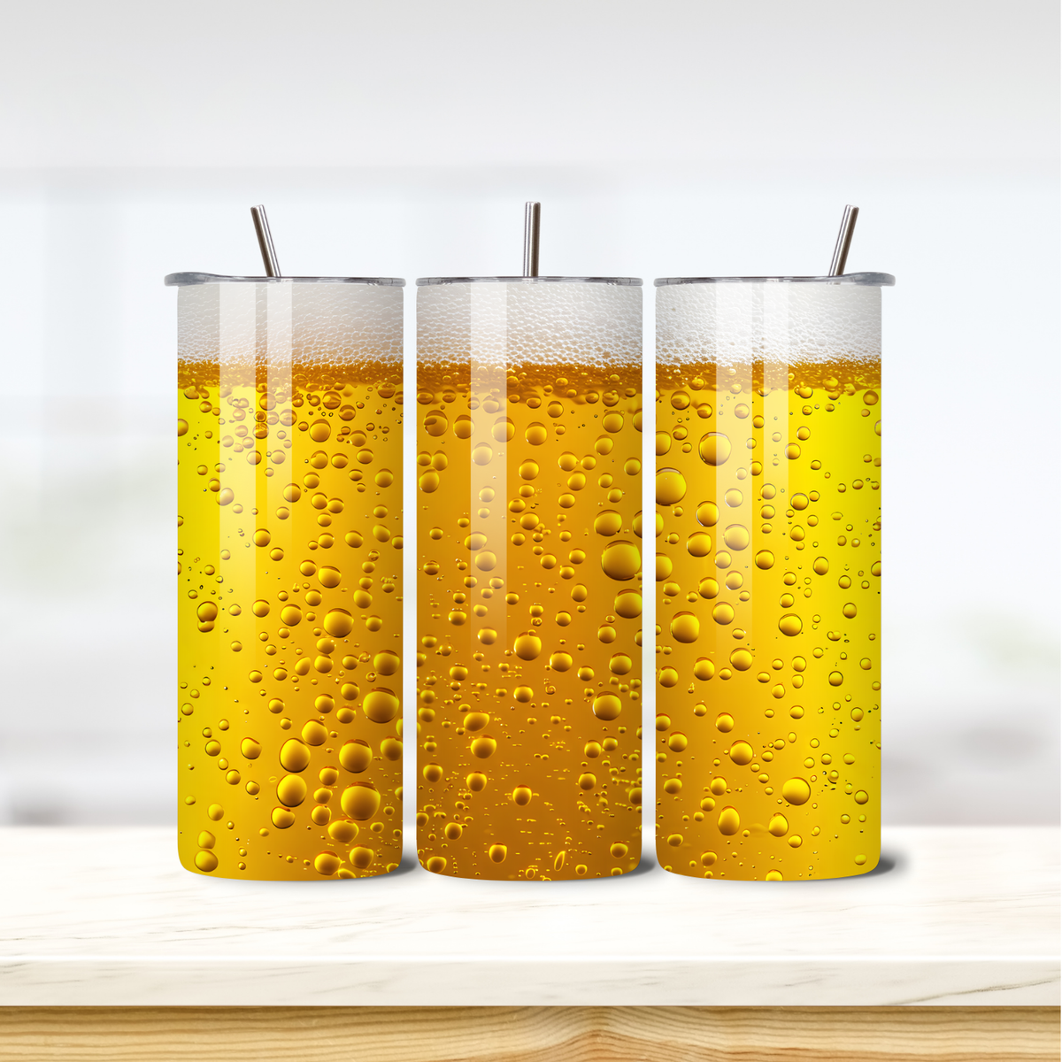 Beer 20oz skinny insulated tumbler