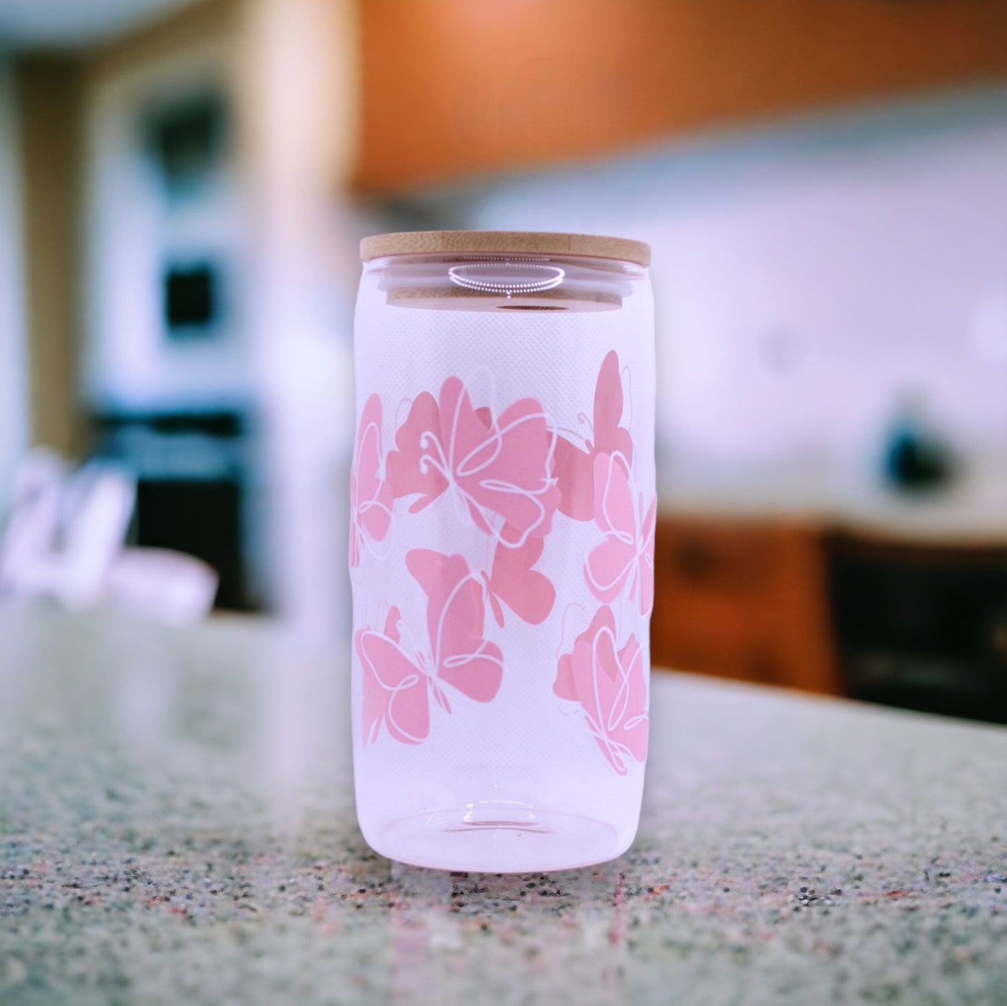 Butterfly Glass Tumbler