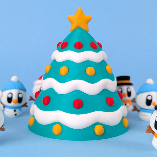Christmas Tree Container for Pocket Pals