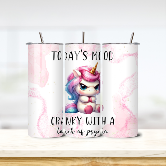 Today’s Mood Print 20oz Skinny Tumbler