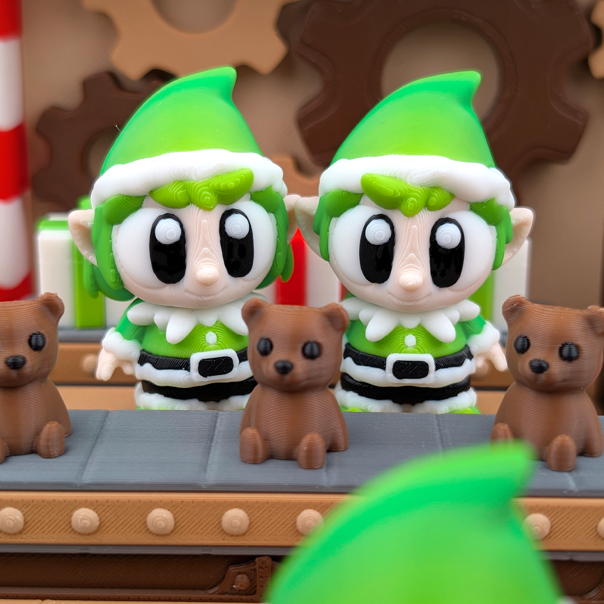 Christmas Elf Pocket Pal 3D printed figurine