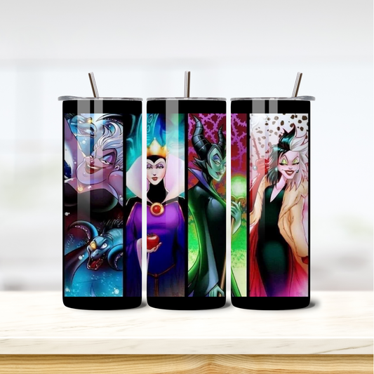 Evil Queens 20oz skinny insulated tumbler