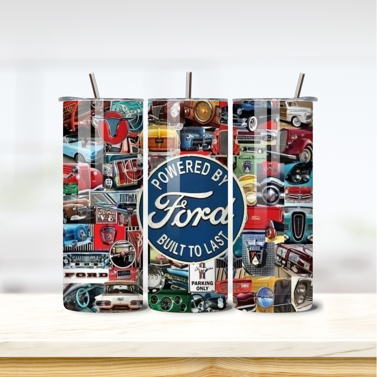 Ford Truck 20oz skinny insulated tumbler