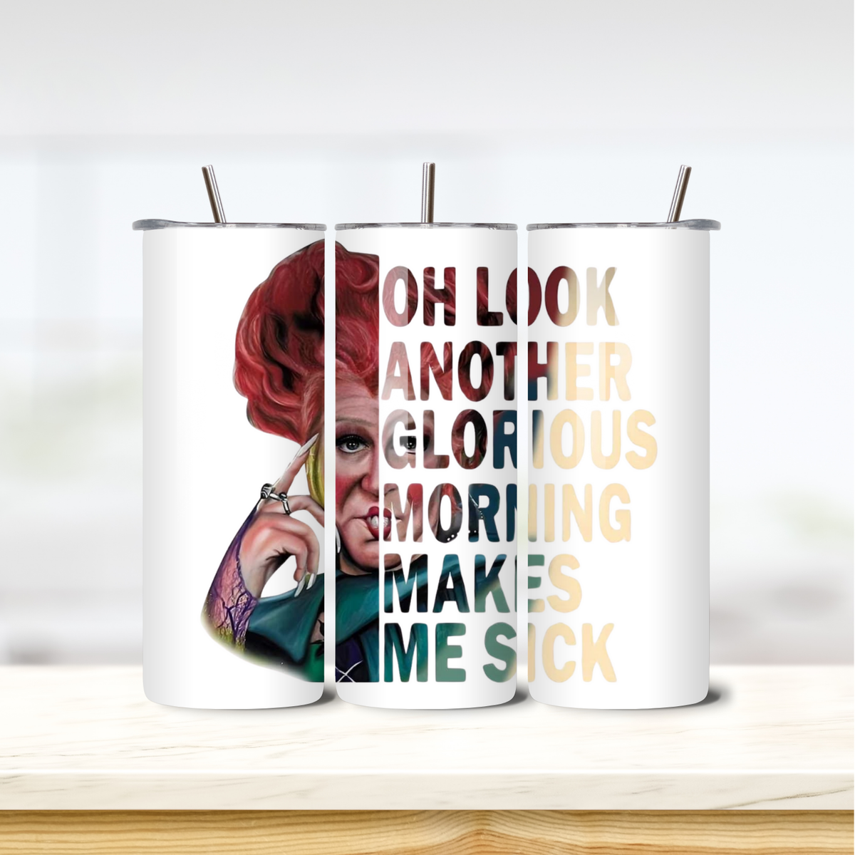 Glorious Morning 20oz skinny insulated tumbler