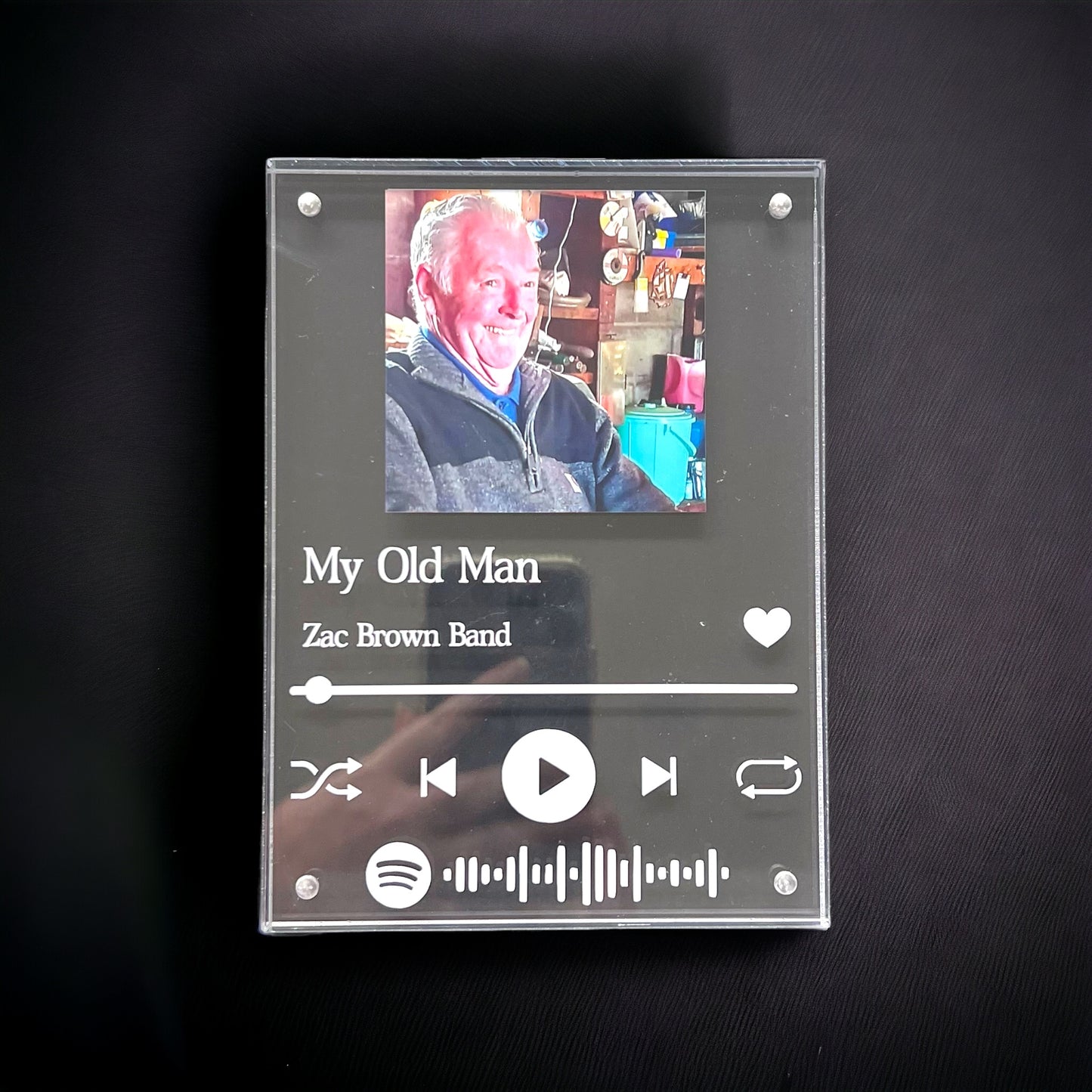 Personalised Spotify Plaque