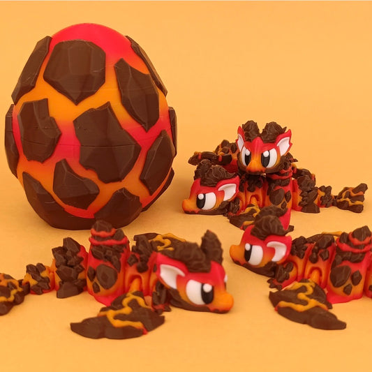 Lava Dragon with Matching Egg