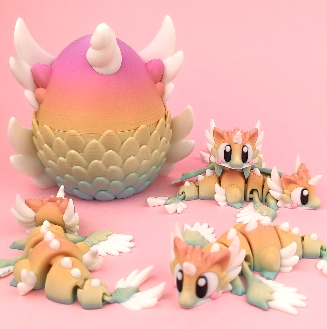 Celestial Dragon with Matching Egg