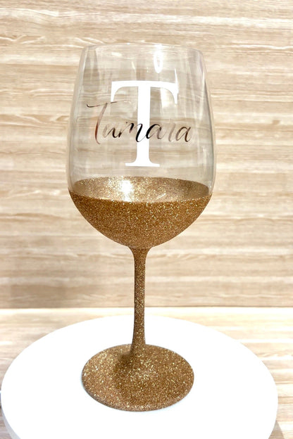 Glitter Wine Glass