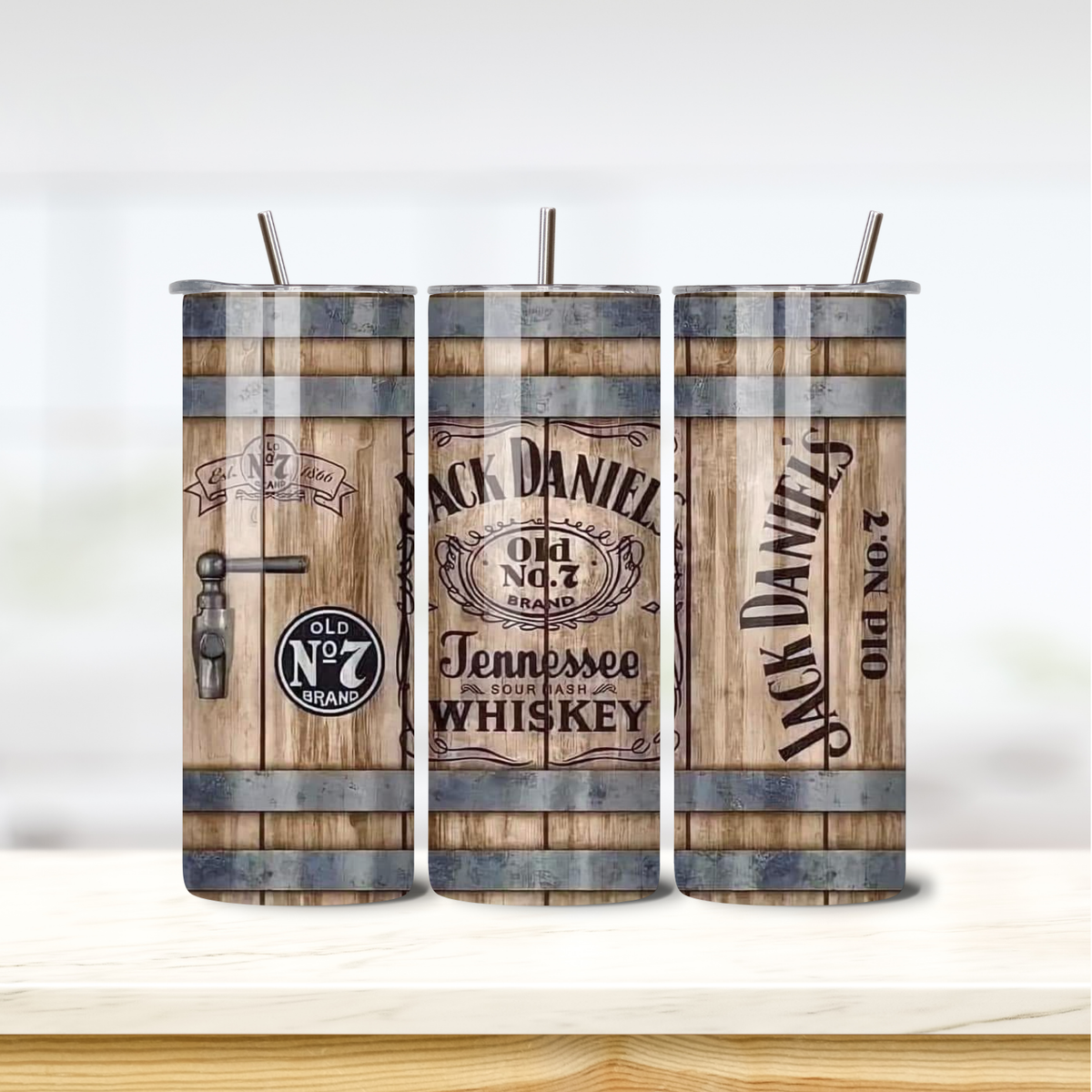 JD Barrel 20oz skinny insulated tumbler