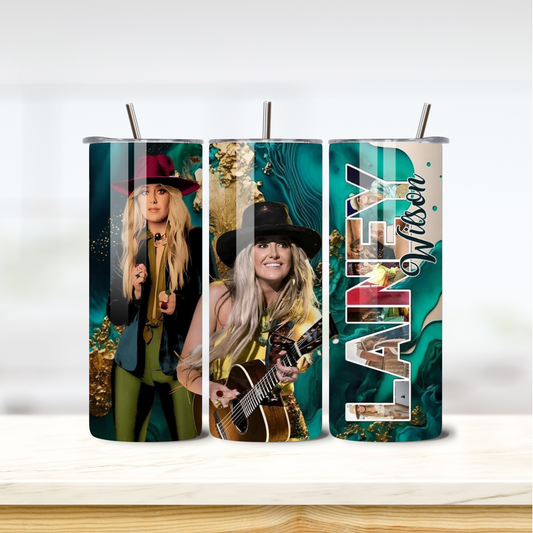 Lainey Wilson 20oz skinny insulated tumbler