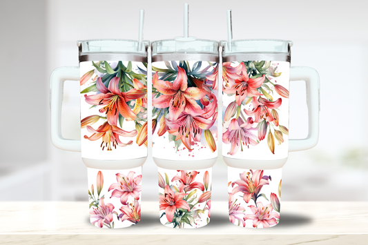 Lillies 40oz Tumbler