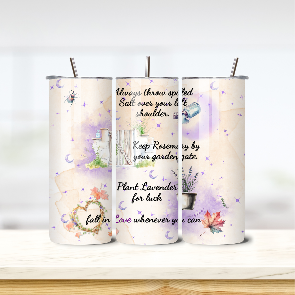 Magic Rules 20oz skinny insulated tumbler