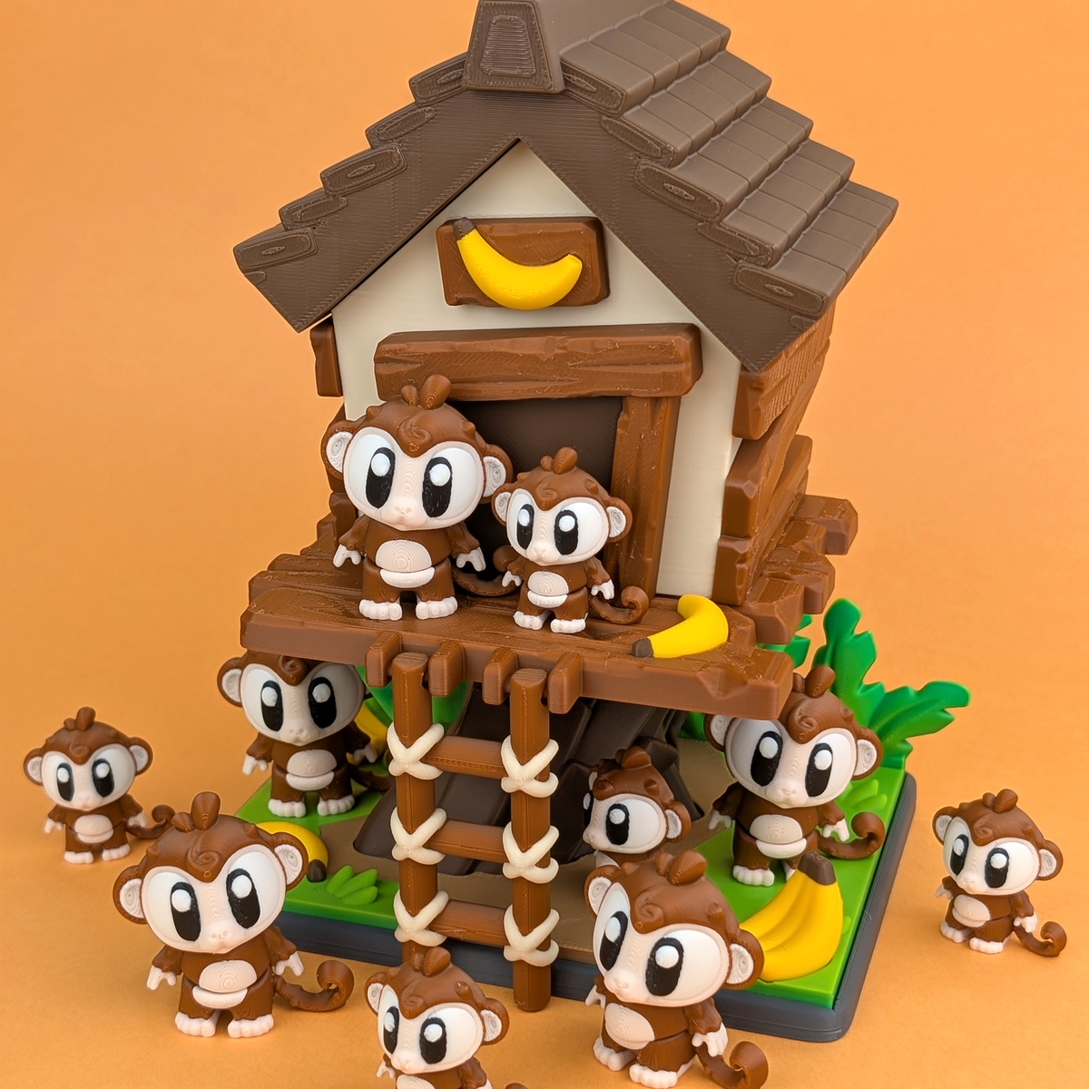 Monkey Treehouse Playset