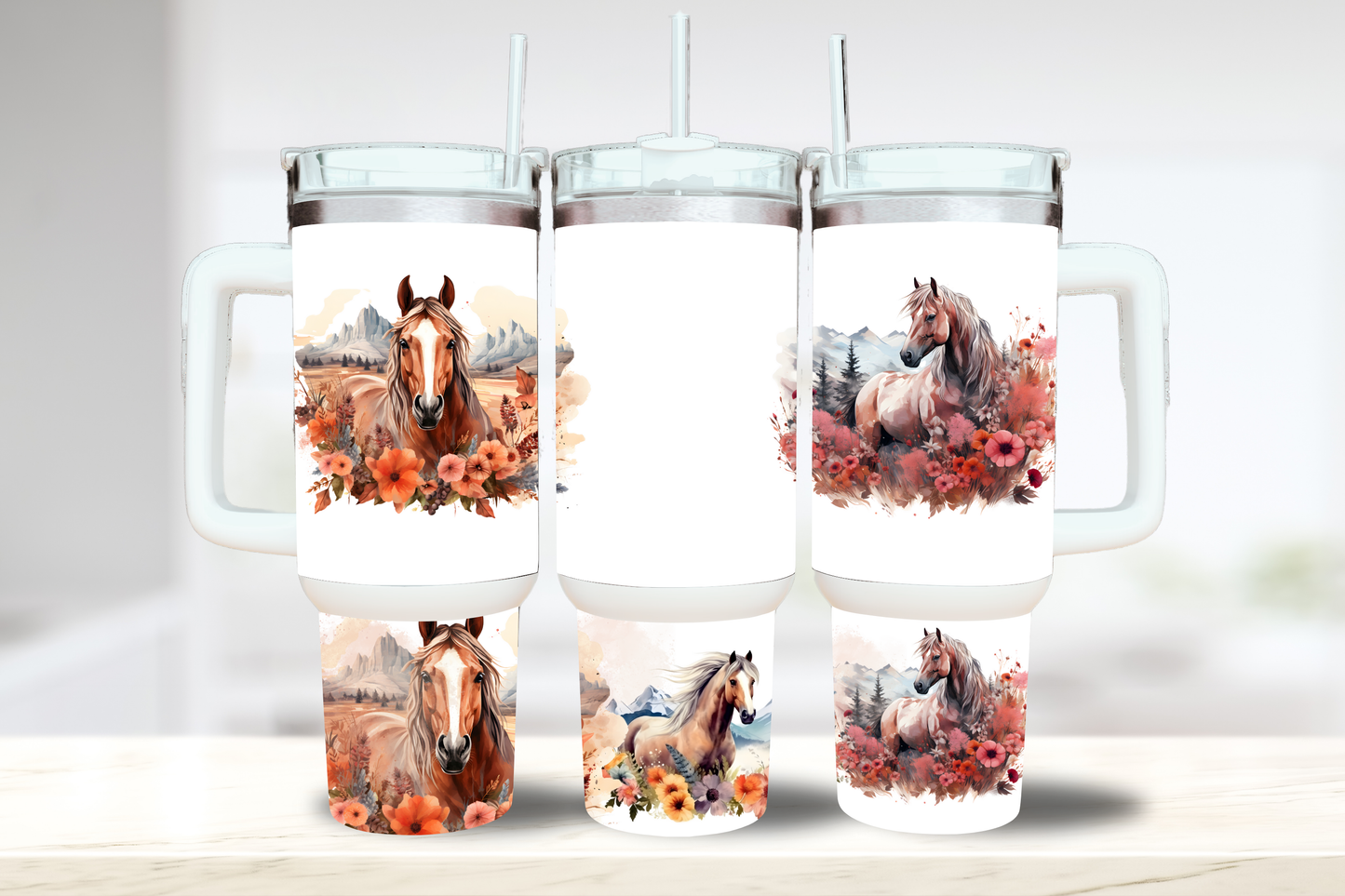 Mountain Horses 40oz Tumbler