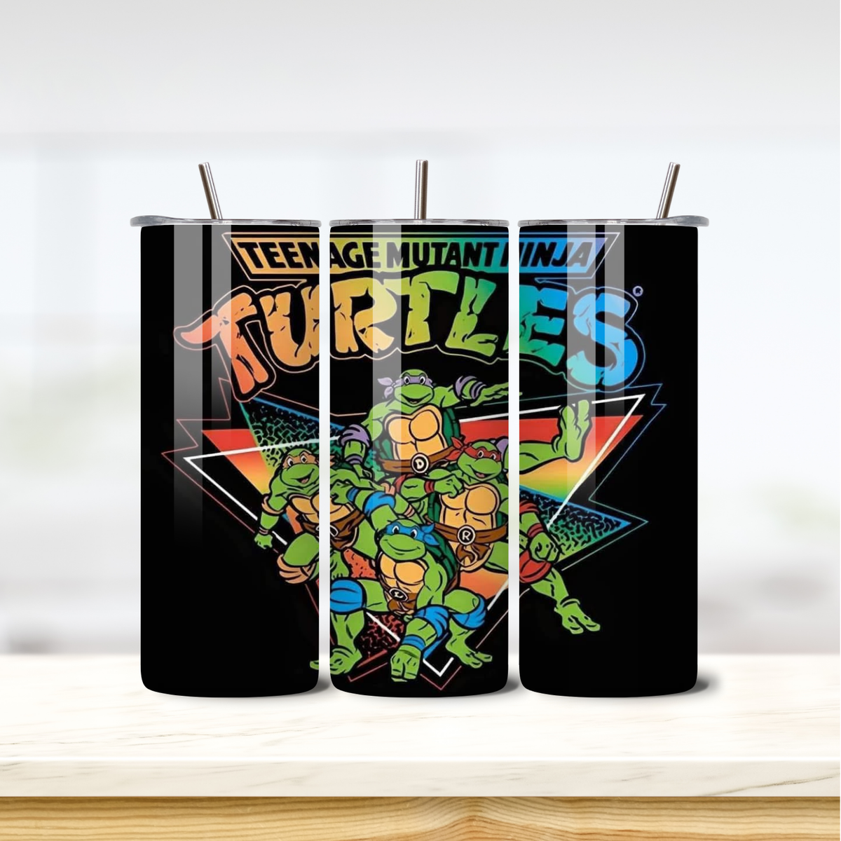 Ninja Turtles 20oz skinny insulated tumbler