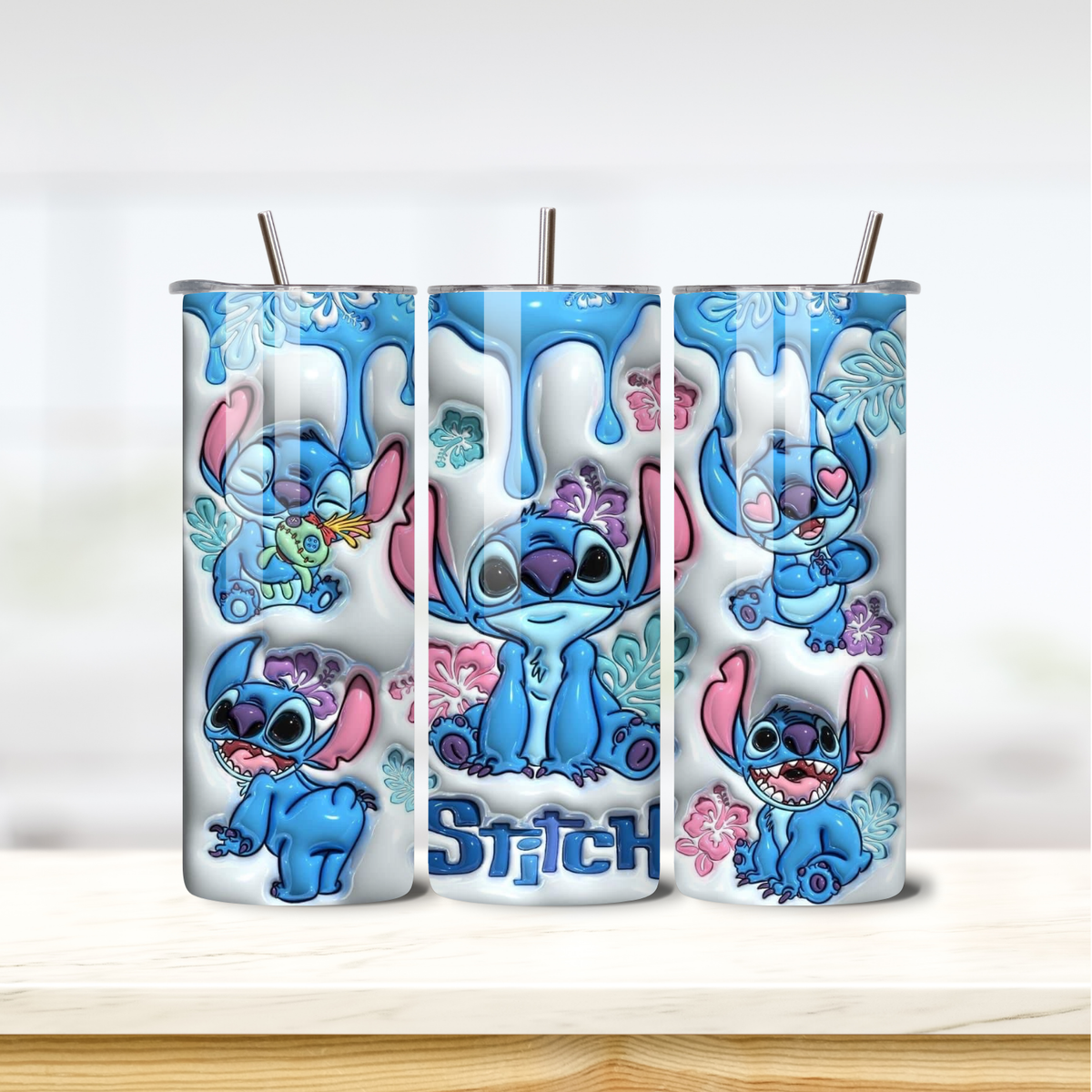 Puff Stitch 20oz skinny insulated tumbler
