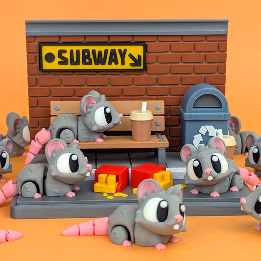 Rat Station Playset