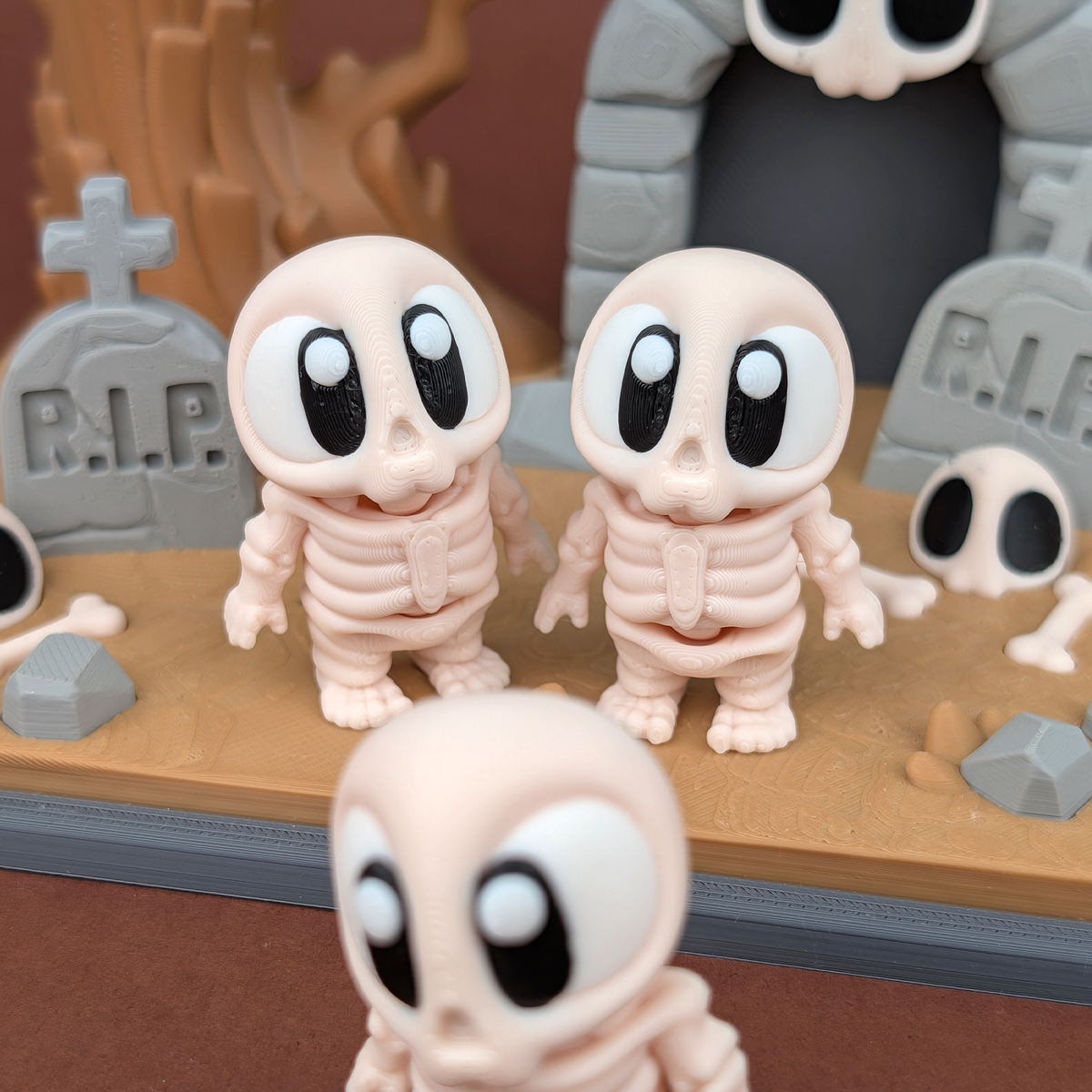 Skeleton Pocket Pal 3D printed figurine