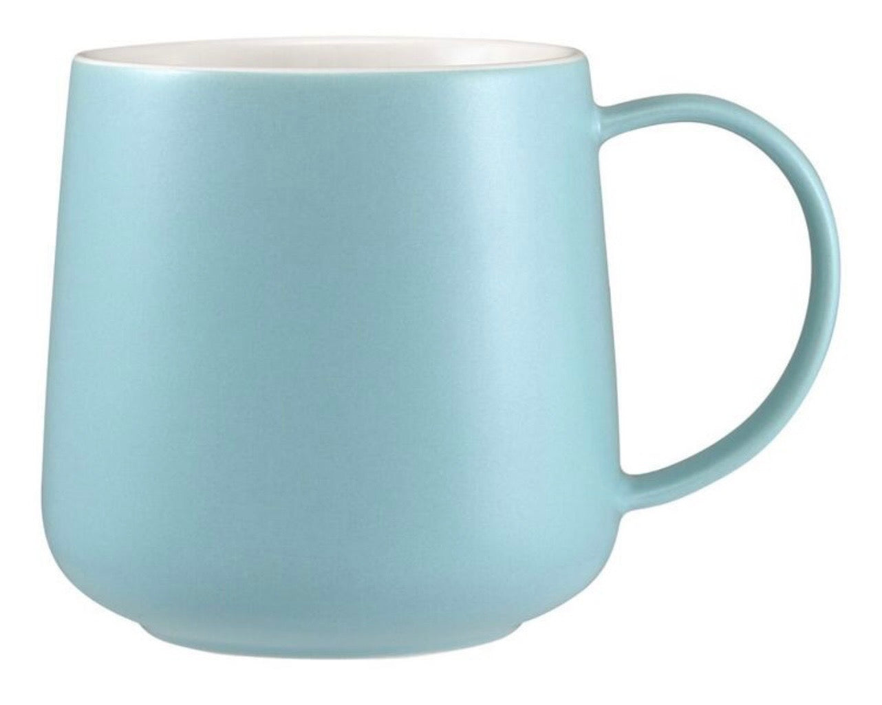 Light blue mug on a white background