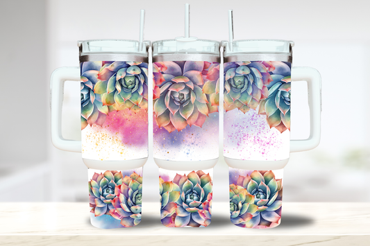 Succulents 40oz Tumbler