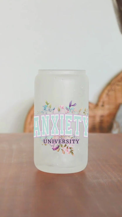 Anxiety Uni Glass Tumbler